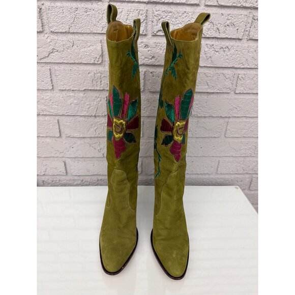 Vince Camuto Shoes - Vince Camuto Imagine Line Embroidered Suede Women's Boots Size 7.5B / 37.5